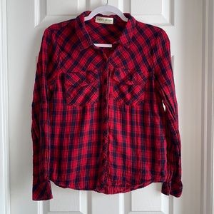 Pants Store Red & Navy Flannel